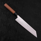 Kiritsuke SLD Wave Nickel Damascus Walnut Handle 210mm-SLD-Damascus-Japanese Handle-[Musashi]-[Japanese-Kitchen-Knives]