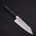 Kiritsuke Santoku Blue steel #1 Suminagashi Black Ishime Handle 170mm-Blue steel #1-Suminagashi-Japanese Handle-[Musashi]-[Japanese-Kitchen-Knives]