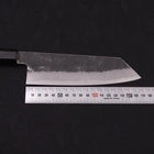 Kiritsuke Santoku White steel #2 Kurouchi Buffalo Magnolia Handle 170mm-White steel #2-Kurouchi-Japanese Handle-[Musashi]-[Japanese-Kitchen-Knives]