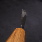 Kiritsuke Santoku White steel #2 Kurouchi Yaki Urushi Handle 170mm-White steel #2-Kurouchi-Japanese Handle-[Musashi]-[Japanese-Kitchen-Knives]