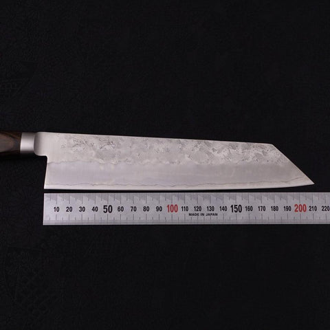 Kiritsuke Silver Steel #3 Nashiji Western Handle 210mm-Silver steel #3-Nashiji-Western Handle-[Musashi]-[Japanese-Kitchen-Knives]