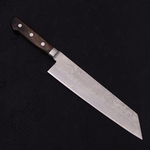 Kiritsuke Silver Steel #3 Nashiji Western Handle 210mm-Silver steel #3-Nashiji-Western Handle-[Musashi]-[Japanese-Kitchen-Knives]