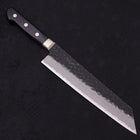 Kiritsuke Stainless Clad Blue Super Kurouchi Tsuchime Western Handle 210mm-Blue Super-Kurouchi-Western Handle-[Musashi]-[Japanese-Kitchen-Knives]