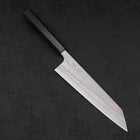 Kiritsuke White Steel #2 Nashiji Ebony Handle 210mm-White steel #2-Nashiji-Japanese Handle-[Musashi]-[Japanese-Kitchen-Knives]