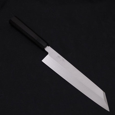 Kiritsuke White steel #2 Honyaki Buffalo Ebony Handle 240mm-White steel #2-Japanese Handle-[Musashi]-[Japanese-Kitchen-Knives]