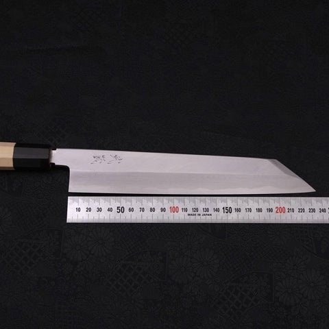 Kiritsuke White steel #2 Kasumi Buffalo Magnolia Handle 240mm-White steel #2-Kasumi-Japanese Handle-[Musashi]-[Japanese-Kitchen-Knives]