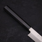 Kiritsuke Yanagiba Silver Steel #3 Polished Buffalo Ebony Handle 270mm-Silver steel #3-Polished-Japanese Handle-[Musashi]-[Japanese-Kitchen-Knives]