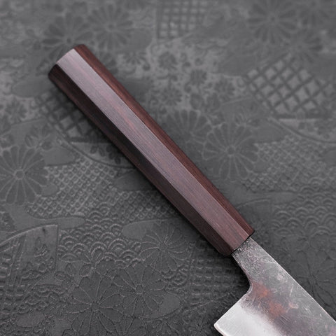 Kobunka Blue steel #2 Kurouchi Ebony Handle 120mm-Blue steel #2-Kurouchi-Japanese Handle-[Musashi]-[Japanese-Kitchen-Knives]