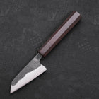 Kobunka Blue steel #2 Kurouchi Ebony Handle 80mm-Blue steel #2-Kurouchi-Japanese Handle-[Musashi]-[Japanese-Kitchen-Knives]