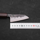 Kobunka Blue steel #2 Kurouchi Ebony Handle 80mm-Blue steel #2-Kurouchi-Japanese Handle-[Musashi]-[Japanese-Kitchen-Knives]