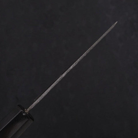 Koyanagi Blue Super Kurouchi Buffalo Ebony Handle 120mm-Blue Super-Kurouchi-Japanese Handle-[Musashi]-[Japanese-Kitchen-Knives]