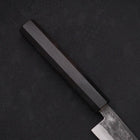 Koyanagi Blue Super Kurouchi Buffalo Ebony Handle 120mm-Blue Super-Kurouchi-Japanese Handle-[Musashi]-[Japanese-Kitchen-Knives]