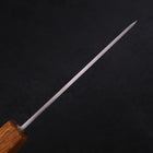 Koyanagi Silver Steel #3 Tsuchime Yaki Urushi Handle 120mm-Silver steel #3-Tsuchime-Japanese Handle-[Musashi]-[Japanese-Kitchen-Knives]