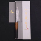 Koyanagi Silver Steel #3 Tsuchime Yaki Urushi Handle 120mm-Silver steel #3-Tsuchime-Japanese Handle-[Musashi]-[Japanese-Kitchen-Knives]