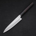 Koyanagi Silver steel #3 Kasumi Chokin Sakura Buffalo Ebony Handle 140mm-Silver steel #3-Kasumi-Japanese Handle-[Musashi]-[Japanese-Kitchen-Knives]