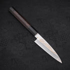 Koyanagi White steel #2 Kasumi Chokin Nami Buffalo Ebony Handle 110mm-White steel #2-Kasumi-Japanese Handle-[Musashi]-[Japanese-Kitchen-Knives]