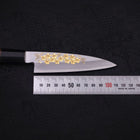 Koyanagi White steel #2 Kasumi Chokin Sakura Buffalo Ebony Handle 110mm-White steel #2-Kasumi-Japanese Handle-[Musashi]-[Japanese-Kitchen-Knives]