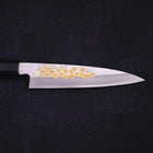 Koyanagi White steel #2 Kasumi Chokin Sakura Buffalo Ebony Handle 150mm-White steel #2-Kasumi-Japanese Handle-[Musashi]-[Japanese-Kitchen-Knives]