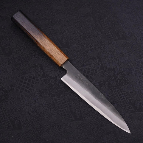 Koyanagi White steel #2 Kurouchi Yaki Urushi Handle 150mm-White steel #2-Kurouchi-Japanese Handle-[Musashi]-[Japanese-Kitchen-Knives]