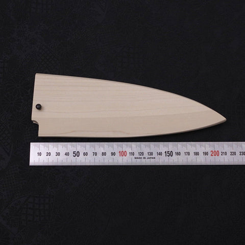 Magnolia Saya Sheath for Deba with Pin 165mm-[Musashi]-[Japanese-Kitchen-Knives]