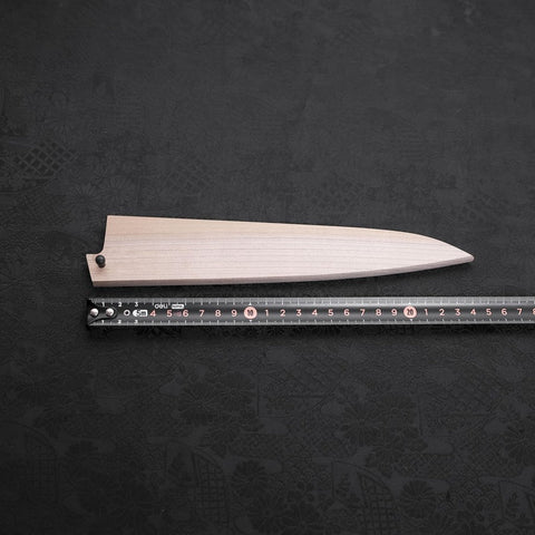 Magnolia Saya Sheath for Sujihiki with Pin 210mm-[Musashi]-[Japanese-Kitchen-Knives]