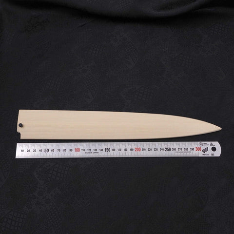 Magnolia Saya Sheath for Yanagiba with Pin 300mm-[Musashi]-[Japanese-Kitchen-Knives]