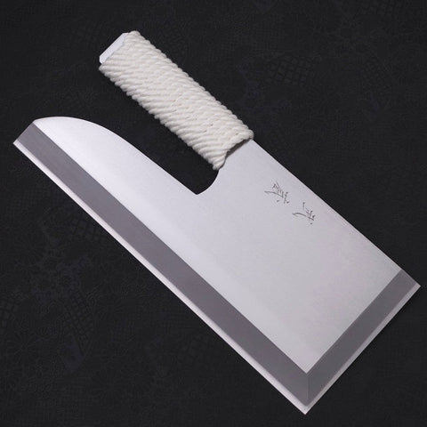 Menkiri (Noodle Knife) Blue steel #2 Nashiji 300mm-Blue steel #2-Nashiji-Japanese Handle-[Musashi]-[Japanese-Kitchen-Knives]