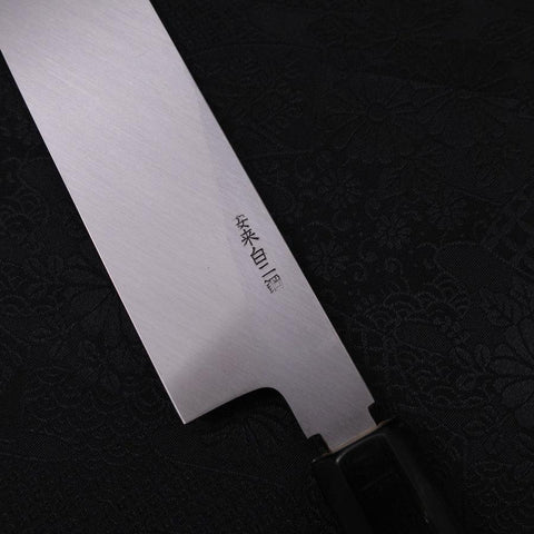 Mukimono White steel #2 Kasumi Buffalo Magnolia Handle 180mm-White steel #2-Kasumi-Japanese Handle-[Musashi]-[Japanese-Kitchen-Knives]