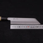 Mukimono White steel #2 Kasumi Buffalo Magnolia Handle 180mm-White steel #2-Kasumi-Japanese Handle-[Musashi]-[Japanese-Kitchen-Knives]