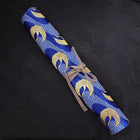 Musashi Japanese Style Kitchen Knife Roll Blue Cranes 4 Pockets Handmade-[Musashi]-[Japanese-Kitchen-Knives]