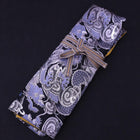 Musashi Japanese Style Kitchen Knife Roll Blue Dragon 4 Pockets Handmade-[Musashi]-[Japanese-Kitchen-Knives]