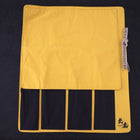 Musashi Japanese Style Kitchen Knife Roll Flowers Black 4 Pockets Handmade-[Musashi]-[Japanese-Kitchen-Knives]