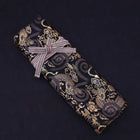 Musashi Japanese Style Kitchen Knife Roll Gold Dragon Tiger 4 Pockets Handmade-[Musashi]-[Japanese-Kitchen-Knives]