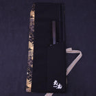 Musashi Japanese Style Kitchen Knife Roll Gold Sakura&Fan 1 Pocket Handmade-[Musashi]-[Japanese-Kitchen-Knives]