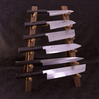 Musashi Kitchen Knives Displaying Teak-[Musashi]-[Japanese-Kitchen-Knives]