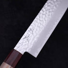 Nakiri AUS-10 Tsuchime Damascus Cherry Wood Handle 165mm-AUS-10-Damascus-Japanese Handle-[Musashi]-[Japanese-Kitchen-Knives]