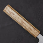 Nakiri AUS-8 Polished Oak Handle 165mm-AUS-8-Polished-OakHandle-[Musashi]-[Japanese-Kitchen-Knives]