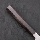 Nakiri Blue steel #2 Damascus Buffalo Ebony Handle 165mm-Blue steel #2-Damascus-Japanese Handle-[Musashi]-[Japanese-Kitchen-Knives]