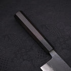 Nakiri Blue steel #2 Kurouchi Damascus Buffalo Ebony Handle 165mm-Blue steel #2-Damascus-Japanese Handle-[Musashi]-[Japanese-Kitchen-Knives]