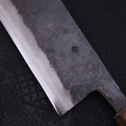 Nakiri Blue steel #2 Kurouchi Sumi Urushi Handle 165mm-Blue steel #2-Kurouchi-Japanese Handle-[Musashi]-[Japanese-Kitchen-Knives]