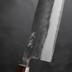 Nakiri Blue steel #2 Kurouchi Sumi Urushi Handle 165mm-Blue steel #2-Kurouchi-Japanese Handle-[Musashi]-[Japanese-Kitchen-Knives]