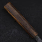 Nakiri Blue steel #2 Kurouchi Sumi Urushi Handle 165mm-Blue steel #2-Kurouchi-Japanese Handle-[Musashi]-[Japanese-Kitchen-Knives]