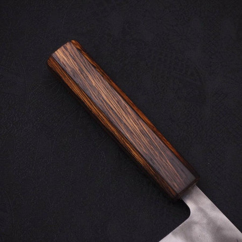 Nakiri Blue steel #2 Nashiji Sumi Urushi Handle 165mm-Blue steel #2-Nashiji-Japanese Handle-[Musashi]-[Japanese-Kitchen-Knives]