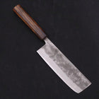 Nakiri Blue steel #2 Nashiji Sumi Urushi Handle 165mm-Blue steel #2-Nashiji-Japanese Handle-[Musashi]-[Japanese-Kitchen-Knives]