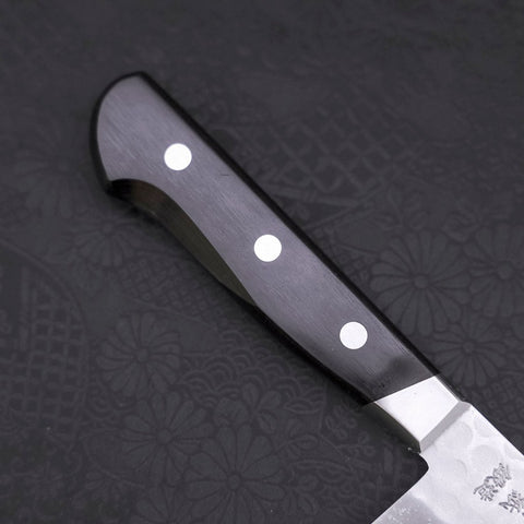 Nakiri Blue steel #2 Tsuchime Stainless Clad Western Handle 165mm-Blue steel #2-Tsuchime-Western Handle-[Musashi]-[Japanese-Kitchen-Knives]