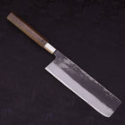 Nakiri Blue steel #2 Walnut Handle 200mm-Blue steel #2-Japanese Handle-[Musashi]-[Japanese-Kitchen-Knives]