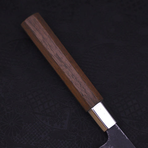 Nakiri Blue steel #2 Walnut Handle 210mm-Blue steel #2-Japanese Handle-[Musashi]-[Japanese-Kitchen-Knives]