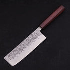 Nakiri SLD Nashiji Washi Purple Urushi Handle 165mm-SLD-Nashiji Washi-Japanese Handle-[Musashi]-[Japanese-Kitchen-Knives]