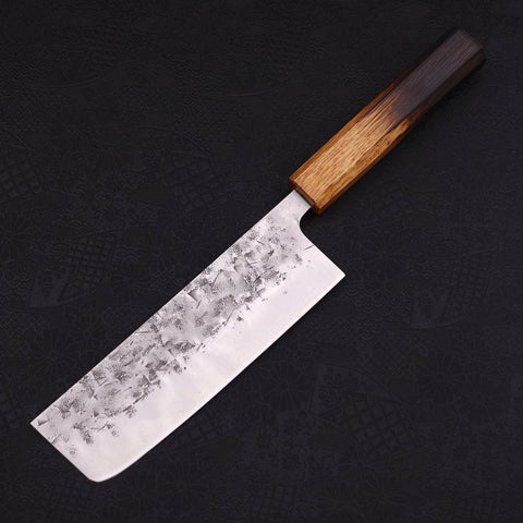 Nakiri SLD Nashiji Washi Yaki Urushi Handle 165mm-SLD-Nashiji Washi-Japanese Handle-[Musashi]-[Japanese-Kitchen-Knives]