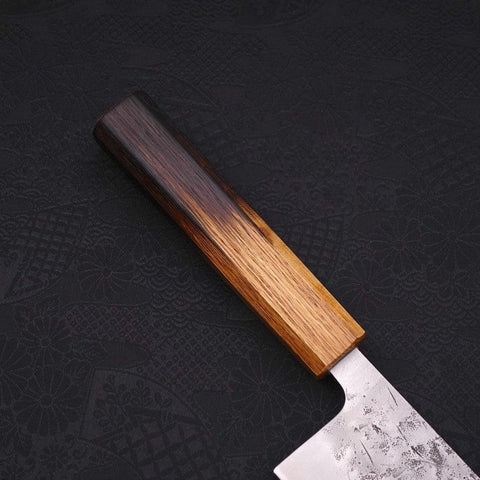 Nakiri SLD Nashiji Washi Yaki Urushi Handle 165mm-SLD-Nashiji Washi-Japanese Handle-[Musashi]-[Japanese-Kitchen-Knives]